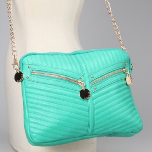 Rampage Teal Crossbody Bag - Picture 1 of 5